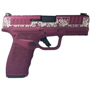 Springfield "Distressed Black Cherry & Roses" Hellcat Pro Handgun 9mm Luger 15rd Magazines(2) 3.7" Barrel