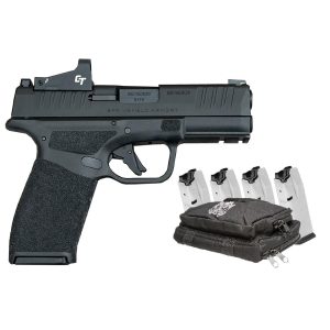 Springfield Hellcat Pro Gear Up Bundle w/CT-1500 Red Dot 9mm Luger 15rd magazines(5) 3.7" Barrel Range Bag