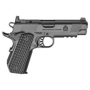 Springfield 1911 TRP AOS Black Handgun .45 Auto 7rd Magazines(3) 4.25" Barrel Optic Cut and Carry Rail
