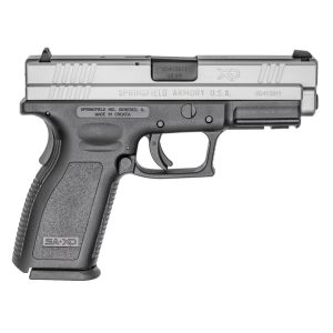 Springfield Armory XD Service Model Handgun .40 S&W 10rd Magazines (2) 4" Barrel Black with Silver Slide