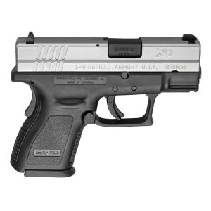 Springfield Armory XD Sub-Compact Handgun .40 S&W 9rd Magazines (2) 3" Barrel Black with Stainless Steel Slide