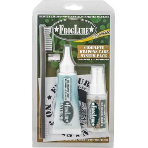 FrogLube Complete Weapons Care System Pack - Solvent CLP Brush