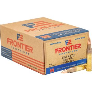Hornady Frontier XM193 Oriented Rifle Ammunition 5.56mm 55gr FMJ 3240 fps 150/ct