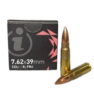 Global Ordnance Igman Rifle Ammunition 7.62x39mm 123gr FMJ 2405 fps 15/ct