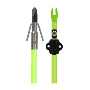 Muzzy Classic Chartreuse Fish Arrow w Carp Point & Safety