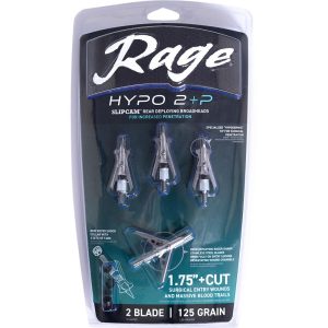Rage Hypo 2 +P  Broadheads 125 gr 1.75" 4/ct