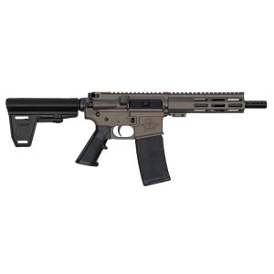 GLFA 223 Wylde Braced Pistol .223 Wylde 30rd Magazine 7.5" Nitride Barrel Tungsten Finish