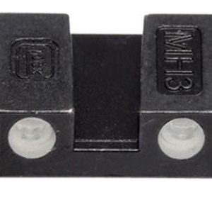 Glock Rear Sight 6.1mm .240" Height Slim Fits Glock 42 and 43 Steel Black Tritium
