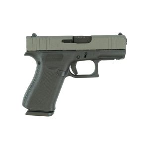 Glock 43X "Two Tone" Sliver Slide Handgun 9mm Luger 10rd Magazines(2) 3.4" Barrel Front Grip Rail USA Made