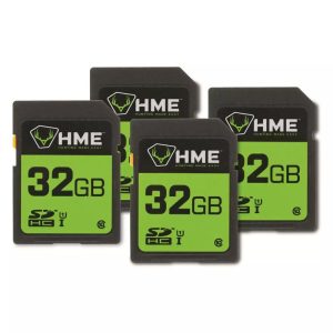 HME 32GB SDHC Memory Card 4/ct