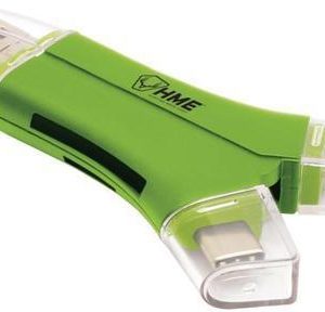 HME 4-in-1 SD Card Reader for IOS & Android USB-OTG Device
