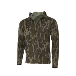 Muddy DV8 Quest Midweight Quarter Zip Hoodie Mossy Oak Bottomland 3XL