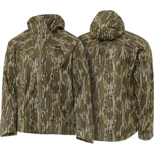 Muddy DV8 Cyclone 3L Rain Jacket Mossy Oak Bottomland 2XL