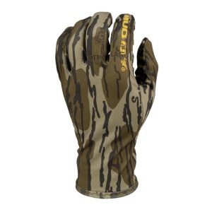 Muddy Lightweight Fleece Gloves Mossy Oak Bottomland L