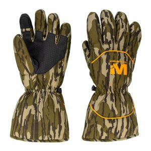 Muddy Waterproof Insulated Gloves Mossy Oak Bottomland L