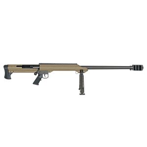 Barrett Model 99 Rifle 50 BMG Single Shot 32" Heavy Barrel FDE Finish w/Bipod and Pelican Hardcase