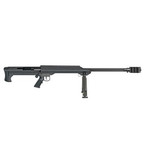 Barrett Model 99 Rifle 50 BMG Single Shot 29" Fluted Barrel Black Finish w/Bipod and Pelican Hardcase