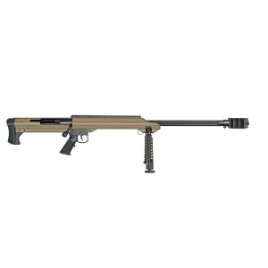 Barrett Model 99 Rifle 50 BMG Single Shot 29" Fluted Barrel FDE Finish w/Bipod and Pelican Hardcase