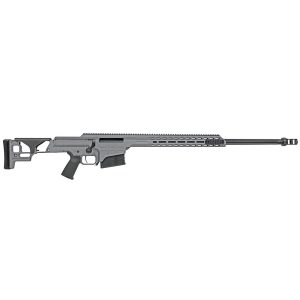 Barrett SMR MRAD Fixed Stock Rifle .338 Lapua Magnum 10rd Magazine(1) 26'' Fluted Barrel Tungsten Grey Finish
