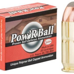 Glaser Pow'RBall Handgun Ammunition  .45 ACP 165 gr JHP 1225 fps 20/box