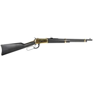 Heritage 92 Lever Action Rifle .44 Mag 8rd Capacity 18" PVD Gold Barrel Wood Stock