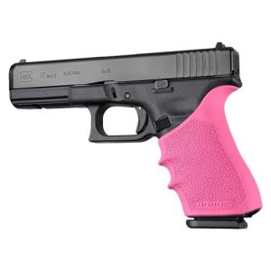 Hogue HandAll Beavertail Grip Sleeve Glock 17 Gen 1/2/5 Pink