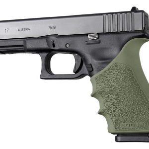 Hogue HandAll Beavertail Grip Sleeve Glock 17 G17 MOS G17L G22 G35 G35 MOS G34 G34 MOS G31 G37 Gen 3-4 OD Green
