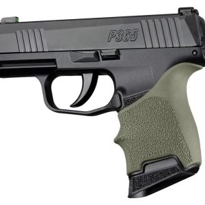 Hogue HandAll Beavertail Grip Sleeve Sig Sauer P365 OD Green