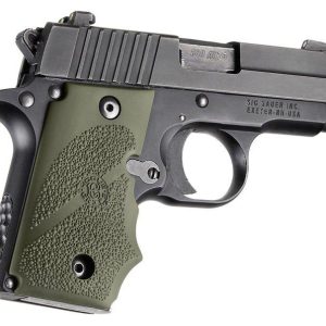 Hogue SIG Sauer P238 Rubber Grip with Finger Grooves OD Green