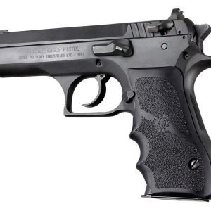 Hogue Magnum Research Baby Eagle .40/9mm Jericho & Uzi Eagle Rubber Grips with Finger Grooves