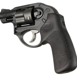 Hogue Ruger LCR/LCRx: Black Rubber Tamer Cushion Grip without Finger Grooves