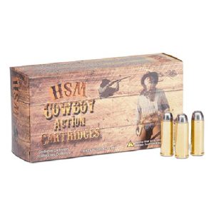 HSM Cowboy Action Hard lead Handgun Ammunition 32-40 Win. 170gr RNFP 850 fps 20/ct