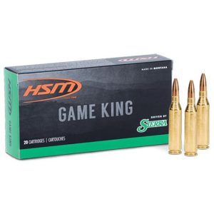HSM GameKing Pro-Hunter Rifle Ammunition .30 Remington 150gr PSP 20/ct