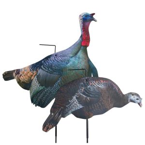 Higdon Flex Turkey Decoy Combo Tom and Hen Silhouette