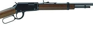 Henry Lever Frontier Model 22 WMR Rifle 8rd Magazine 24" Threaded Barrel Walnut Suppressor Ready