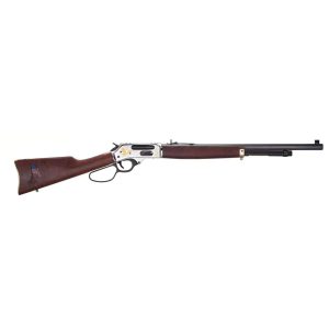 Henry "Spirit of the Corps" 250th Brass Lever Action Side Gate Rifle .45-70 4rd Magazine 22" Octagon Barrel with Large Loop