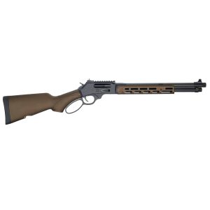 Henry SPD CRUSR Rifle .45-70 Govt 4rd Capacity 16.5" Threaded Barrel Midnight Blue Receiver Bronze Stock