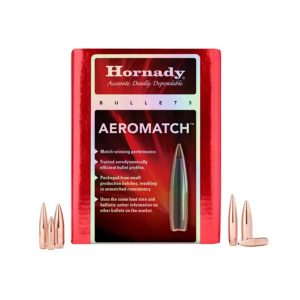 Hornady Aeromatch Rifle Bullets 6.5MM .264 140 GR HHB  (1-8") 100 RDS