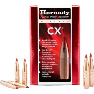 Hornady CX (Copper Alloy EXpanding) Bullets 22 cal .224 70 GR CX  (1-7'') 50/ct