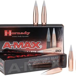 Hornady A-MAX Rifle Bullets .50 cal .510" 750 gr A-MAX 20/ct