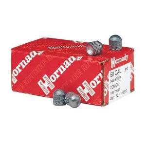 Hornady 50 cal 240 gr PA Conical Muzzleloader Bullets 50/Round Box