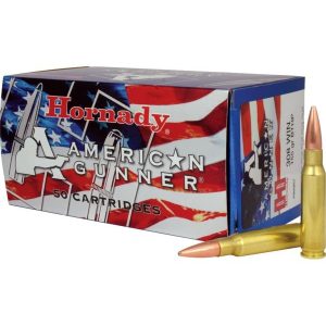 Hornady American Gunner Bulk Rifle Ammuntiton .308 Win 155 gr HP 50/ct
