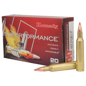 Hornady Superformance Rifle Ammunition .257 Roberts +P 117 gr SST 2945 fps - 20/box