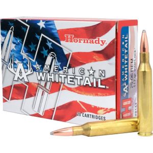 Hornady American Whitetail Rifle Ammunition .25-06 Rem 117 gr BTSP 2749 fps 20/ct