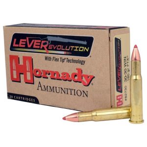 Hornady LEVERevolution Rifle Ammunition .30-30 Win 160 gr FTX 2400 fps - 20/box