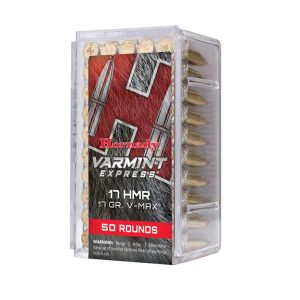 Hornady Varmint Express Rimfire Ammunition .17 HMR 17 gr. V-MAX 2550 fps 50/ct