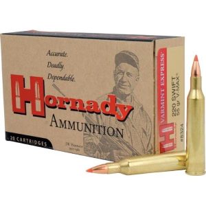 Hornady Varmint Express Rifle Ammunition .220 Swift 55 gr V-MAX 3253 fps 20/ct