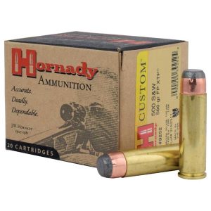 Hornady Custom Handgun Ammunition .500 S&W 500 gr XTP 1425 fps 20/ct