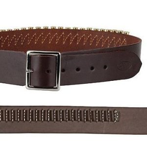 Hunter Leather Cartridge Belt .45 Caliber 40" - 45" Large Antique Brown