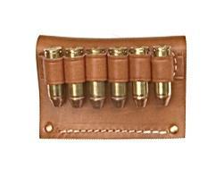 Hunter Leather Leather Cartridge Slide .50 Caliber 6 Rounds